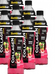 Напиток Бомббар 500мл Коллаген со вкусом Малиновый мохито ПЭТ