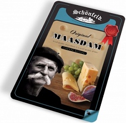 Сыр Шенфельд 125г Маасдам 45% нарезка