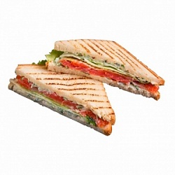 Сэндвич с лососем и творожным сыром 1 шт