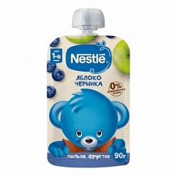 Пюре Нестле 90г ЯблокоЧерника д/п