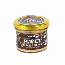 Рийет Патеррия 90г из мяса бычка с перцем чили с/б
