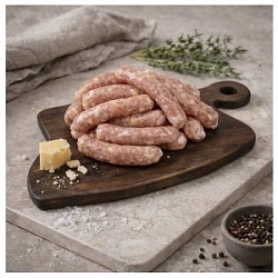 Колбаса куриная с сыром для гриля с/м вес.ВАК/УП