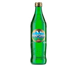 Вода Нарзан 0,45л газированная ст/б