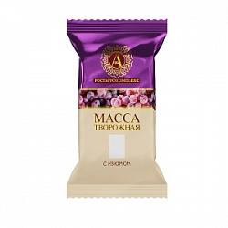 Масса творожная А. Ростагрокомплекс 180г с изюмом м.д.ж. 20%