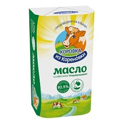 Масло Коровка из Кореновки 170г Сливочное Традиционное 82,5%