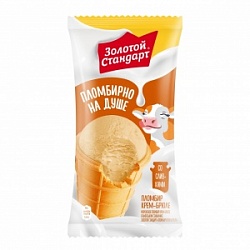 Мороженое Золотой Стандарт 90г Крем-брюле в ст(24)