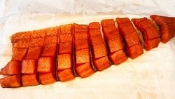 Юкола из форели вес вяленая СП