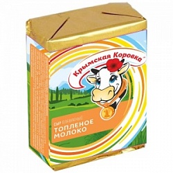 Сыр Крымская Коровка 90г плавл Топленое молоко 45%