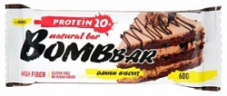 Батончик Бомббар 60г Датский бисквит неглаз.