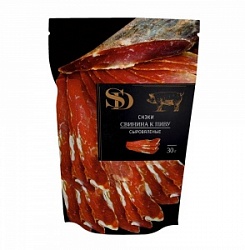 Снэки из свинины SD 30г к пиву сыровяленые