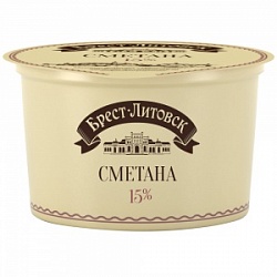 Сметана Брест Литовский 180г 15% ст