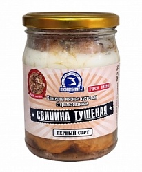 Свинина Борисовский МК 450г тушеная в/с ГОСТ с/б
