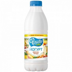 Йогурт Фруате 850г Персик-Груша 1,0% бут
