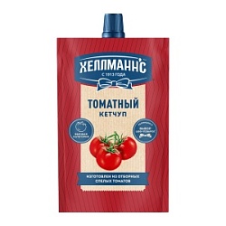 Кетчуп Хеллманнс 320г Томатный д/п