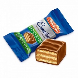 Конфеты Победа (вес) Соната вафельн в молоч.шок.б/сахара