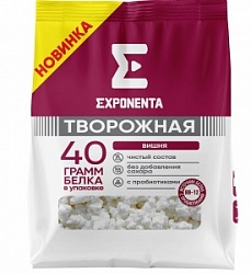 Продукт творожный Экспонента 250г Вишня