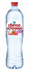 Вода Святой источник 1,5л н/газ Клубника пэт