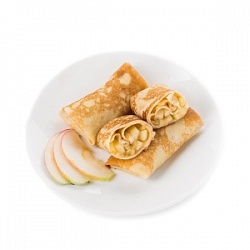 Блинчики с яблоком с/м вес.