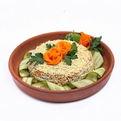 Бенто торт Печеночный с морковью и луком вес.