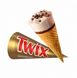 Мороженое Твикс 68г Рожок (24)