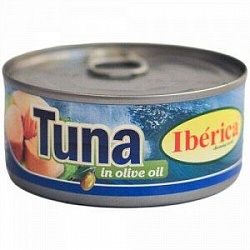Тунец Иберика 160г в оливковом масле ж/б