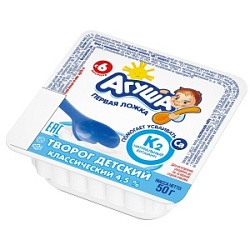 Творог Агуша 50г 4,5% ван