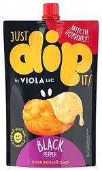 Сыр плавленый Dip Viola 180г Черный перец (Black Pepper) 45%