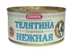 Телятина Оршанский МКК 325г гтушеная нежная ж/б