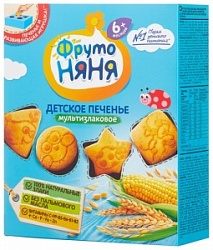 Печенье ФрутоНяня 50гр мультизлаковое растворимое с витаминами