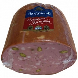 Колбаса Бахрушинъ (вес) Мортаделла 1/3 батона