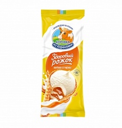Коровка из Кореновки Мороженое 120г со сгущен варен Рожок ваф/ст