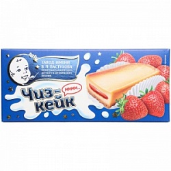 Пирожное В.П.Пастухов 40г Чизкейк с фруктовый наполнителем Клубника
