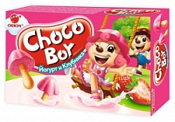 Печенье Орин Чоко-Бой 40г Йогурт клубника