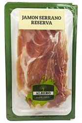 Окорок Альберо 50г Хамон Серано Резерва с/в кат. А нарезка