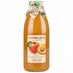 Нектар Мамина Дача 0,75л Персик с мякотью бут