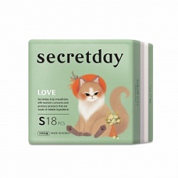 Прокладки Секретдей Лав 18шт размер S