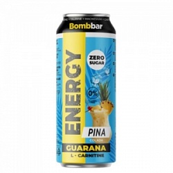 Напиток энергетический Бомббар 0,45л L-Карнитин Гуарана Пина Колада жб