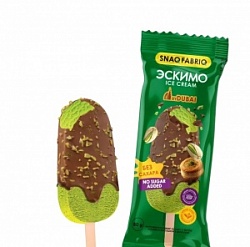 Мороженое SNAQ FABRIQ 80г Эскимо с тестом катаифи и фисташкой в шоколаде (32)