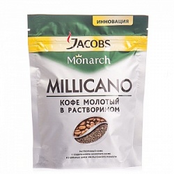 Кофе Монарх Милиграно 70г субл. c добав. жар. молот.м/у