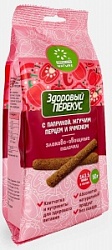 Злаково-овощные палочки Здоровый перекус 50г с паприкой,жгучим перцем и ячменем