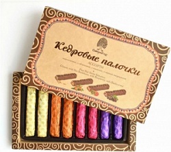 Конфеты Сибирский кедр 190г Кедровые палочки в шоколадной глазури