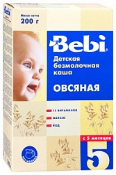 Каша Бэби Премиум 200г Овсяная безмолочная 5+