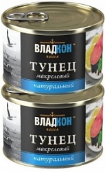 Тунец Владкон 250г Макрелевый нат.ключ ж/б №6