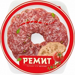 Нарезка Ремит 80г Колбаса Salsa с/к тарелка ГМС