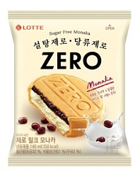 Мороженое Лотте 140г LW Сендвич без Сахара (ZERO) (24)