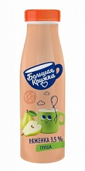 Ряженка Большая Кружка 0,26л Груша 3,5% пл/бут