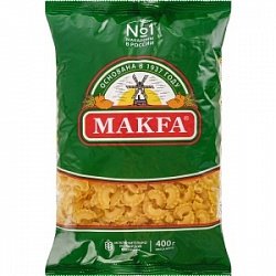 Макаронные изделия Макфа 400г Гребешки петушиные