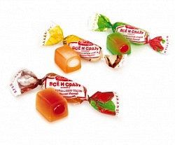 Конфеты Победа (вес) желейные Все и сразу (клубника-пломбир, ананас-маракуйя,арбуз-ананас)