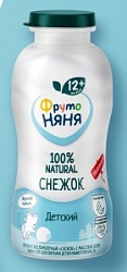 Продукт кисломолочный ФрутоНяня 0,2л Снежок м.д.ж. 2,0%