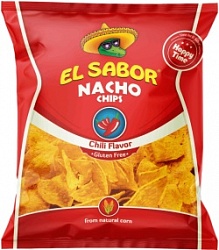 Чипсы ЭльСабор 100г Начос с Чили